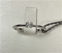 Anello Salvini Donna Eleonor in Oro bianco Diamante 0.12 Ct 81047223-13 - 81047223-13